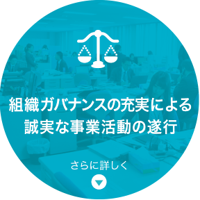 組織ガバナンスの充実による誠実な事業活動の遂行