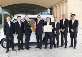 福祉車両の寄贈［徳島県］2018年9月